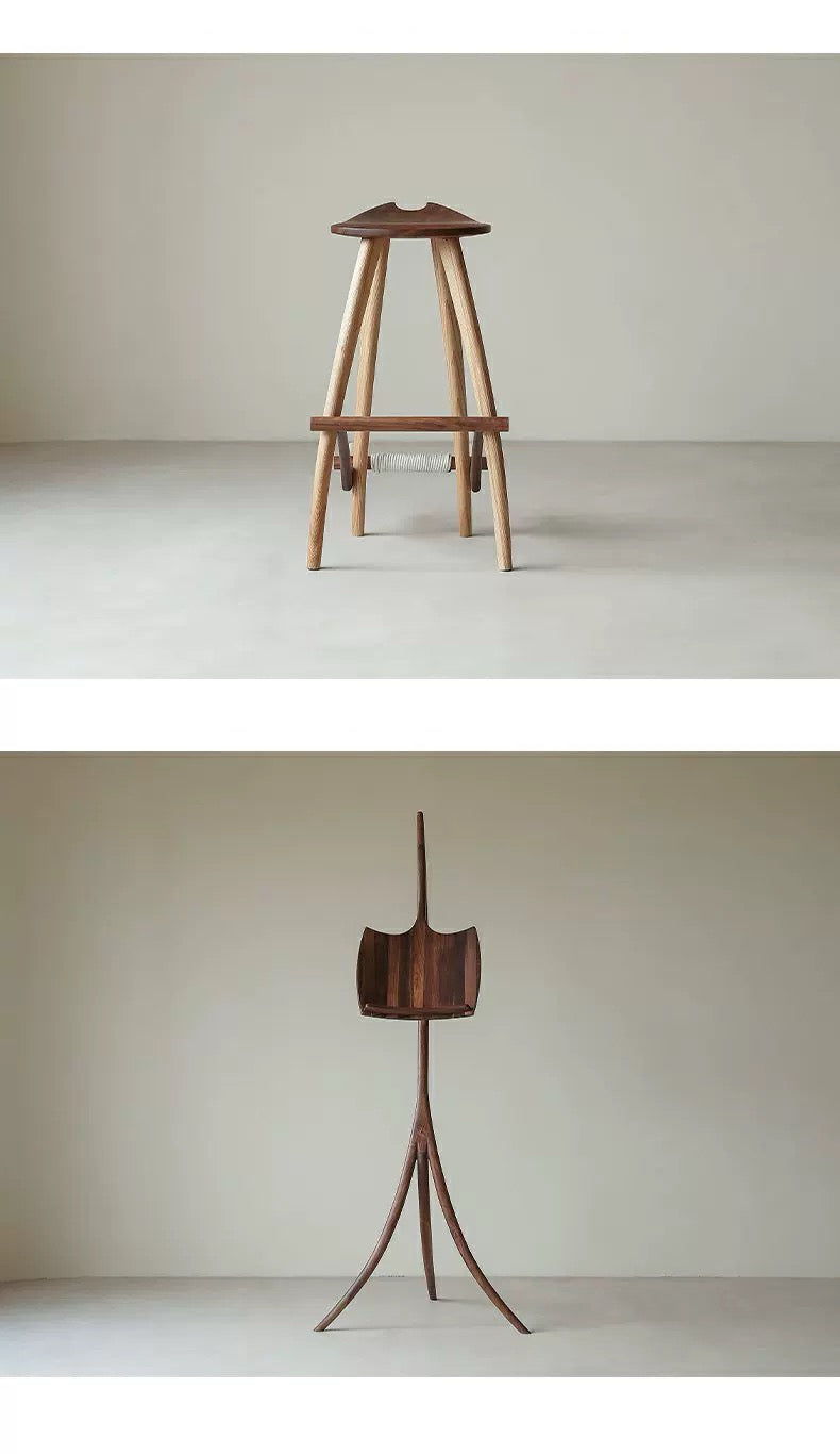 Handcrafted Spinal Walnut Music Stand